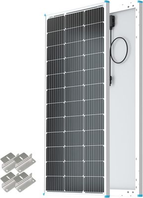 PV 일분 결정 발코니 태양 전지 패널 100 와트 12V OEM