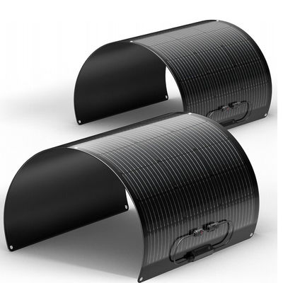 블랙 ETFE 100W 플렉서블 모노 크리스탈린 태양 전지 요트, 캠퍼, RV, 4WD용 태양 전지