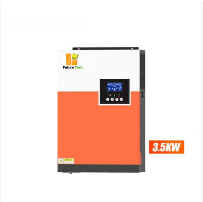 홈 오프 그리드 폴리 크리스탈린 태양 전지 패널 인버터 5.5KW 오렌지