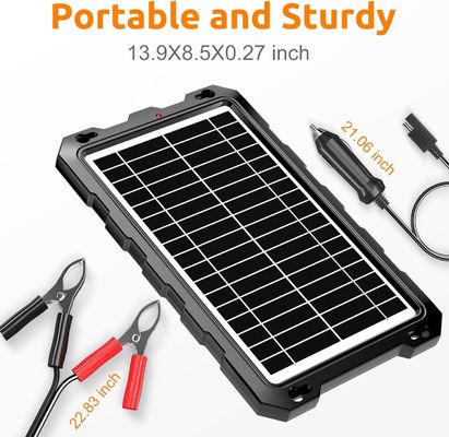10W 12V 태양 전지 트릭 룰 충전기 전력 배터리 유지보수기 해양