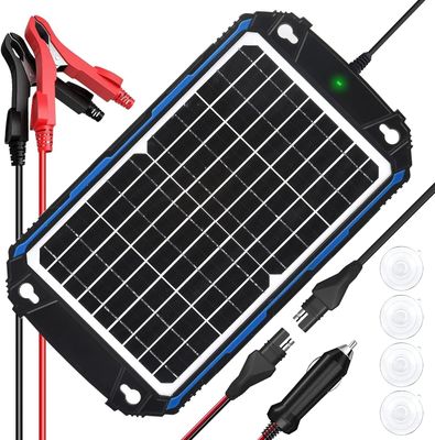 12W 12V 태양 전지 패널 트리클 충전기 태양 전지 배터리 유지 관리기 MPPT