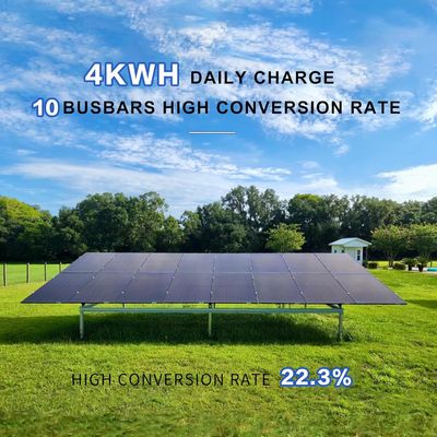400W PV 일광성 쌍면 태양 전지 패널 키트 10BB