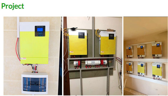 FT3000 오프 그리드 인버터 순수 시노파 태양광 인버터 3KW 110/120VAC 노란색