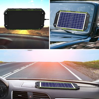10W 12V 방수 태양전지 충전기 유지보수기 자동차 보트 해양 RV