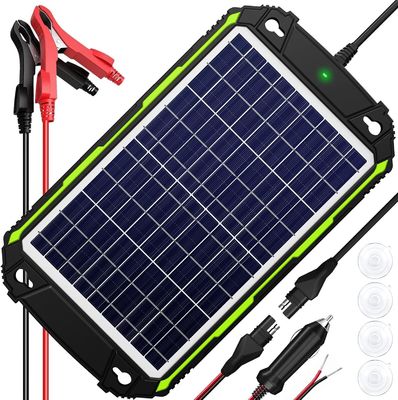 10W 12V 방수 태양전지 충전기 유지보수기 자동차 보트 해양 RV
