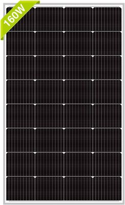 160W 오프 그리드 모노 크리스탈린 PV 셀 모듈 모노 폴리 태양 전지 패널 12V