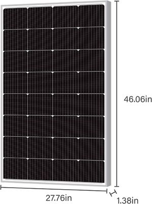 160W 오프 그리드 모노 크리스탈린 PV 셀 모듈 모노 폴리 태양 전지 패널 12V