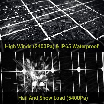 160W 오프 그리드 모노 크리스탈린 PV 셀 모듈 모노 폴리 태양 전지 패널 12V