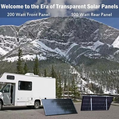 200W 태양광 단층 PV 패널 모듈 12V 10BB RV 가정용