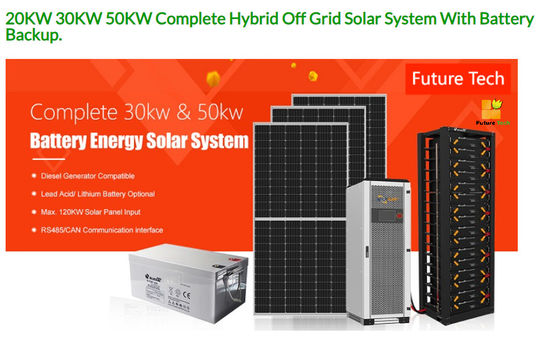 FT30000 태양광 패널 키트 20KW 25KW 30KW 40KW 50KW 전원 온 오프 그리드