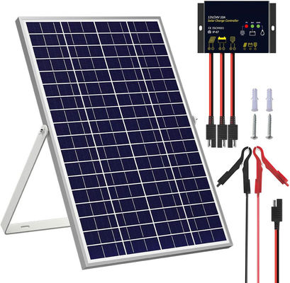 30 와트 24V 태양 전지 패널 키트 트릭 롤 충전기 유지 관리 컨트롤러