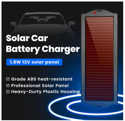 휴대용 트리클 태양전지 전력 뱅크 1.8W 12V 방수 태양전지 충전