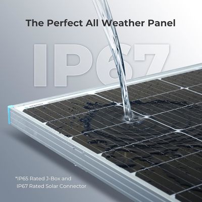 PV 일분 결정 발코니 태양 전지 패널 100 와트 12V OEM