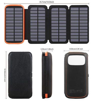 OEM 12V 휴대용 태양 전지 패널 태양 전지 충전기 27000mAh