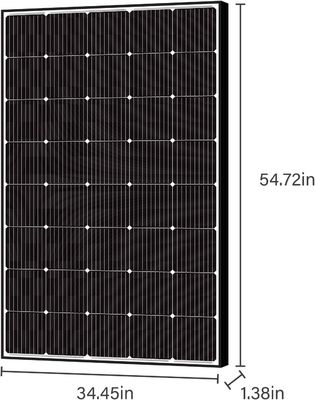 250W 15V 단결성 슬로어 패널 PV 모듈