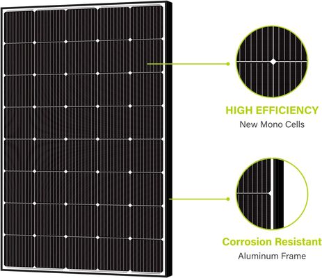 250W 15V 단결성 슬로어 패널 PV 모듈