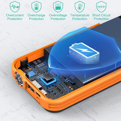 무선 휴대용 태양 전지 충전기 파워 뱅크 FM 라디오 20000mAh