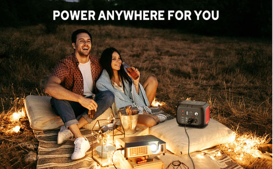 228Wh 태양 리?? 배터리 300W 휴대용 발전소 LED 조명