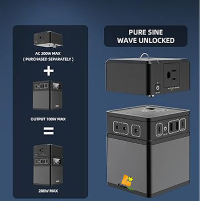 FTB200 AC 200W-14002 태양 전력 시스템용 태양 리?? 이온 배터리 팩