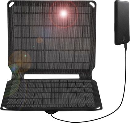 휴대용 단결성 태양전지 비상용 ETFE 태양전지 충전기 10W 5V