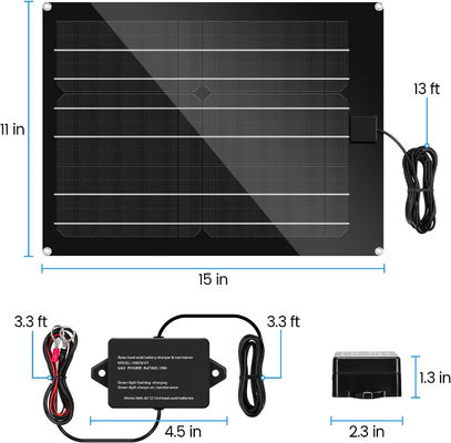 트리클 태양 전기 자동차 배터리 유지보수 충전기 RV 15W 12V
