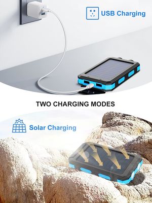 38800mAh 태양 전력 USB 전력 은행 야외 캠핑용 방수