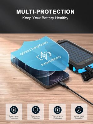 38800mAh 태양 전력 USB 전력 은행 야외 캠핑용 방수