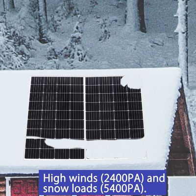 12V 24V 모노 PV 단단한 태양 전지 모듈 300W 150W 전력