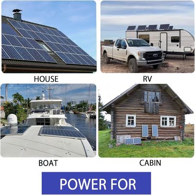 12V 24V 모노 PV 단단한 태양 전지 모듈 300W 150W 전력